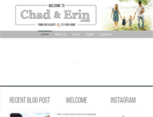 Tablet Screenshot of chadanderin.com